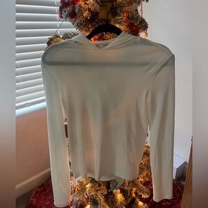 Mango Cream Long Sleeve Hoodie